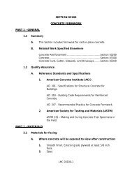 LHC 03100-1 SECTION 03100 CONCRETE FORMWORK PART 1 ...