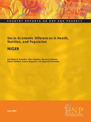 Socio-Economic Differences in Health, Nutrition, and ... - BVSDE