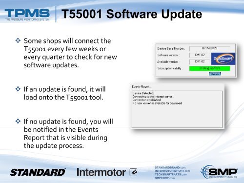 T55001 Software Update - Standard