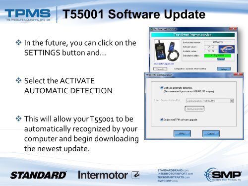 T55001 Software Update - Standard