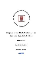 Program of the Multi-Conference on Systems, Signals & Devices ...