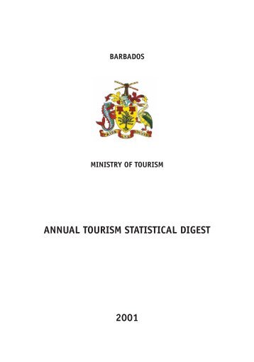 ANNUAL TOURISM STATISTICAL DIGEST 2001 - Ministry of ...