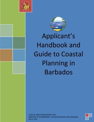 Applicant's Handbook and Guide to Coastal Planning in Barbados