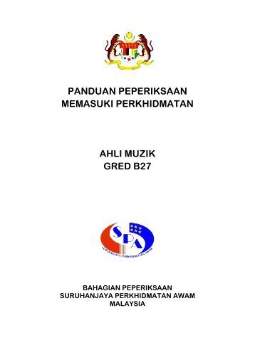 Ahli Muzik Gred B27 - SPA Malaysia