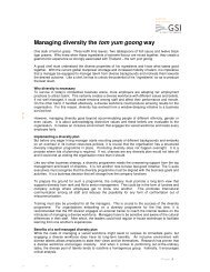 Managing diversity the tom yum goong way - Executive Search