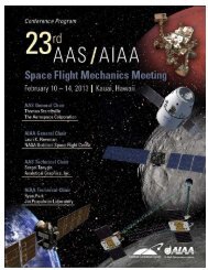 meetings - Space Flight Mechanics Committee