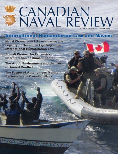 Full issue in PDF format - Canadian Naval Review