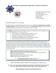 print a form - San Diego County Sheriff's Department