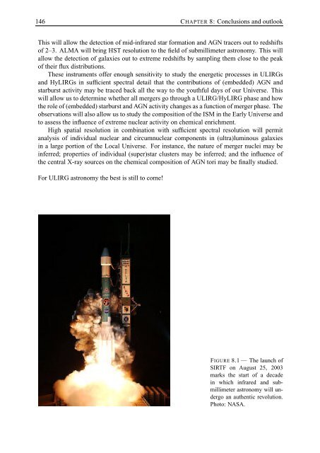 Conclusions and outlook - IRS, The Infrared Spectrograph