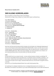 DER KLEINE HORRORLADEN - Musicalsommer Amstetten