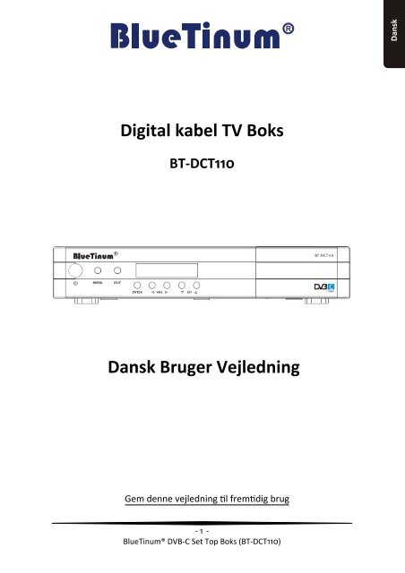 Bluetinum Dansk Manual 1