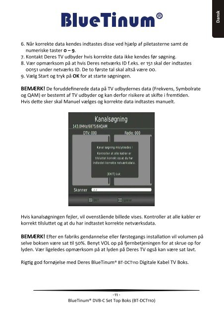 Bluetinum Dansk Manual 1