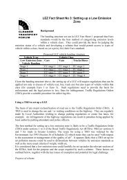 LEZ Fact Sheet No 3: Setting up a Low Emission Zone - IAQM