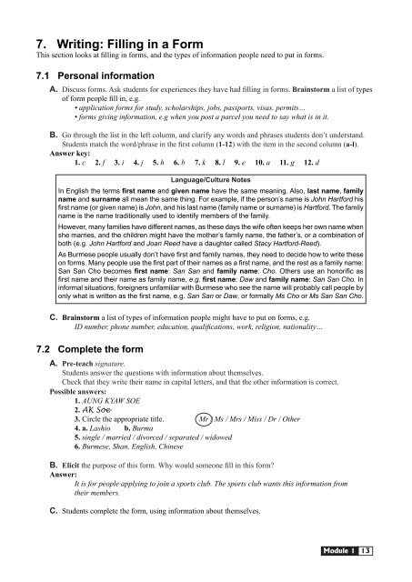 General English Pre-Intermediate Modules 1-4 Teacher's Guide (2.1 ...