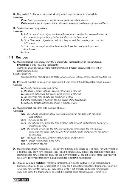 General English Pre-Intermediate Modules 1-4 Teacher's Guide (2.1 ...