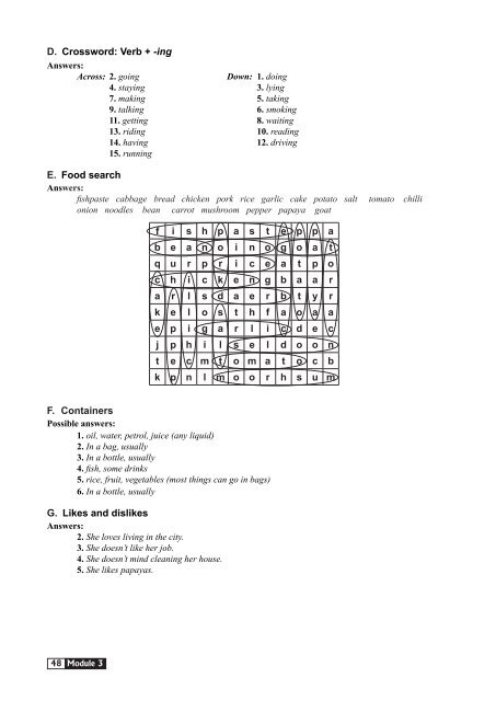 General English Pre-Intermediate Modules 1-4 Teacher's Guide (2.1 ...