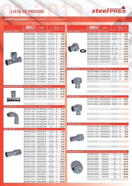 lista de precios - Diteco