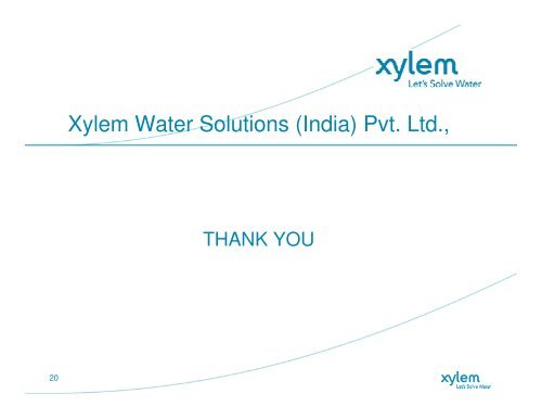 Xylem Water Solutions (India) Pvt. Ltd. - NPTI