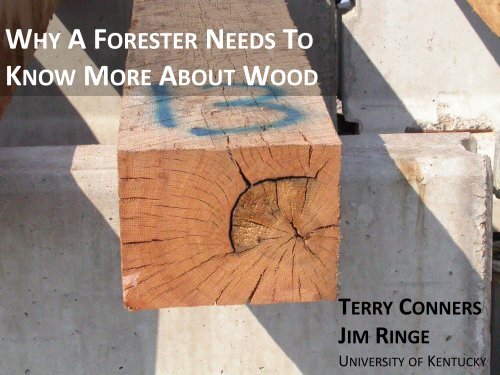James M. Ringe - Society of Wood Science and Technology
