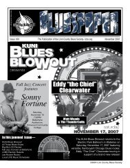 November 2007 - Linn County Blues Society