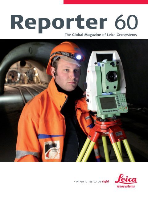 Reporter No 60, May 2009, English (PDF 2,58 MB) - Leica ...