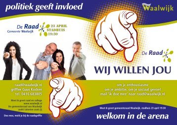WIJ WILLEN JOU - D66 Waalwijk