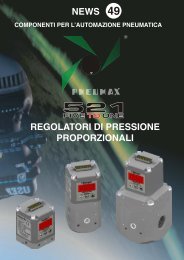 regolatori di pressione proporzionali news 49 - Pneumax