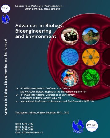 ADVANCES in BIOLOGY, BIOENGINEERING and ... - Wseas.us