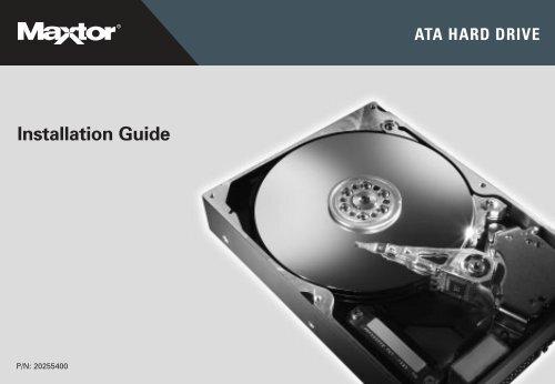 Maxtor Ata Hard Drive Installation Guide Seagate