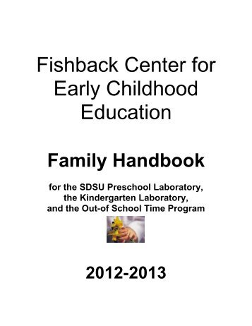 Fishback Center for Early Childhood Education - South Dakota State ...