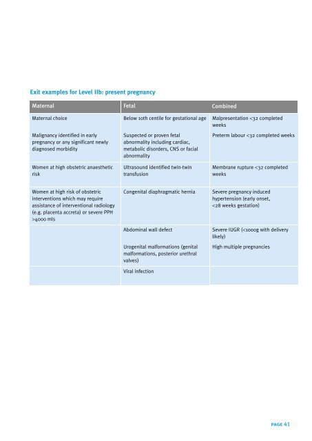 Implementing A Framework for Maternity ... - Scottish Government