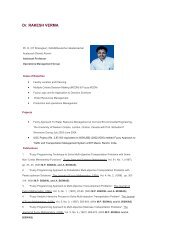 Dr. RAKESH VERMA - the Nitie