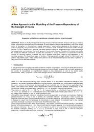 A New Approach to the Modelling of the Pressure-Dependency of ...