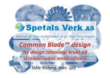 Common Blade Design - Energi Norge