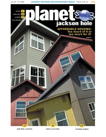 AFFORDABLE HOUSING - Planet Jackson Hole
