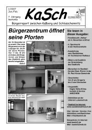 BÃ¼rgerzentrum Ã¶ffnet seine Pforten - Soziale Stadt SchloÃchemnitz