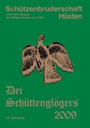 Dei Schüttenglögers - Schützenbruderschaft Hüsten