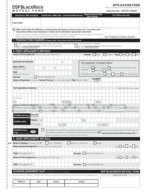 dsp blackrock mutual fund sip form