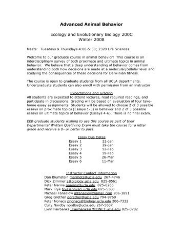 Syllabus - UCLA