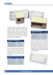 Enclosures - Doepke UK Ltd