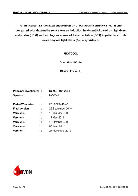 A multicenter, randomized phase III study of bortezomib and ...