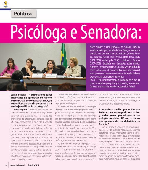 Jornal do - Conselho Federal de Psicologia