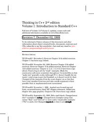 Thinking in C++ 2nd ed Volume 1 Revision 6