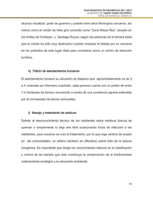 PLAN MUNICIPAL DE DESARROLLO - Secretaria de Finanzas