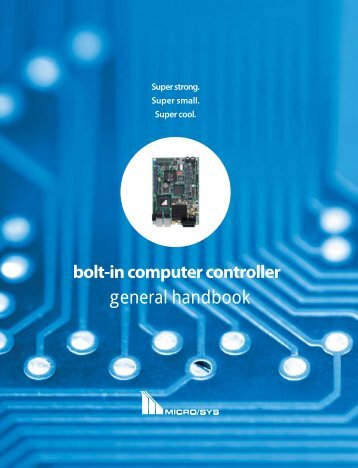 bolt-in computer controller general handbook - Micro/sys, Inc.