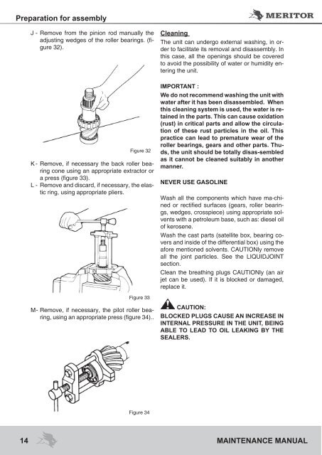 MAINTENANCE MANUAL - Meritor