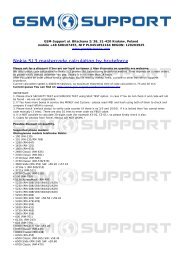 Nokia SL3 mastercode calculation by bruteforce - Universal GSM Box