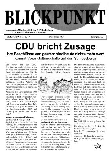 Dezember 2004 - DKP Heidenheim