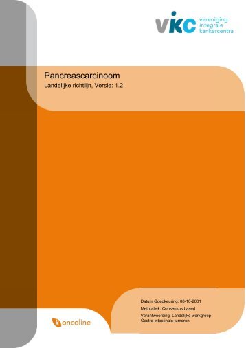 behandeling pancreascarcinoom