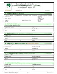 Commercial Building Permit Application - Dublin City, Ohio